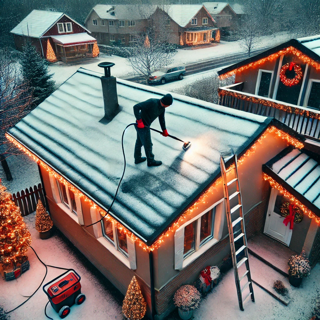 Top Tips for Installing Christmas Lights on a Clean Roof