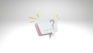 Frequently Asked Questions icon with speech bubble and question mark