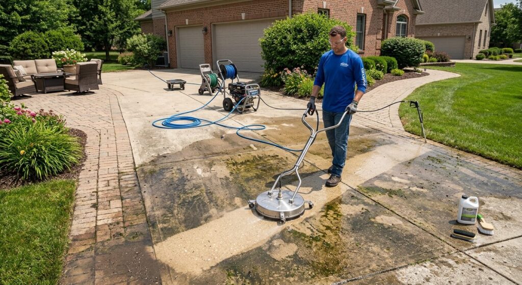 A Homeowner's Guide to Cleaning Patios, Walkways, and Driveways
