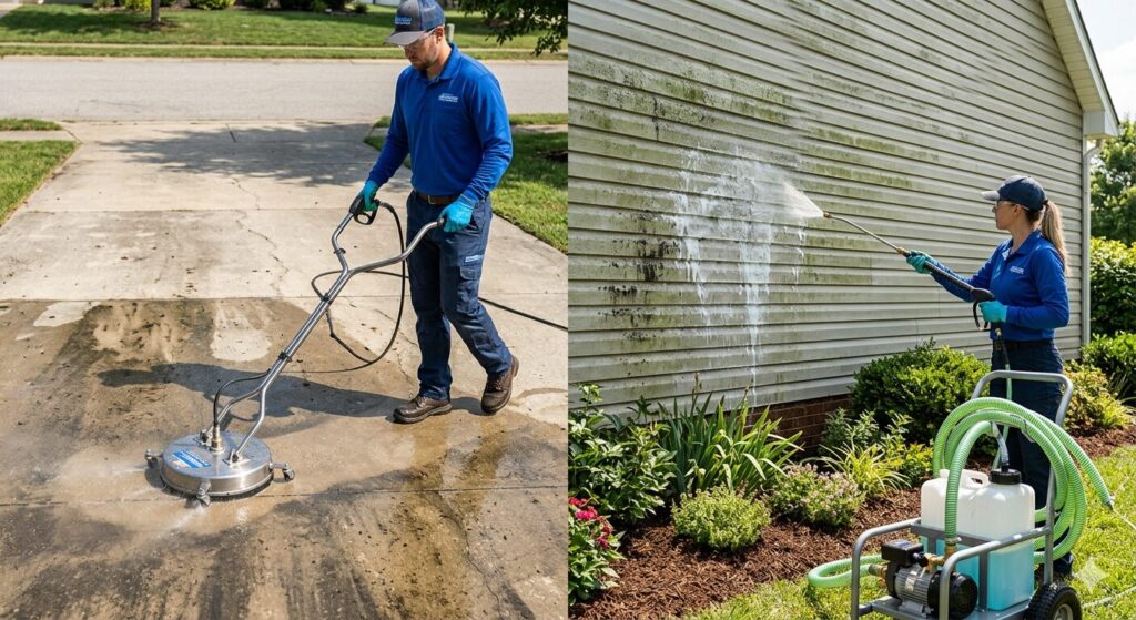 Pressure Washing vs Soft Washing Comparison Guide