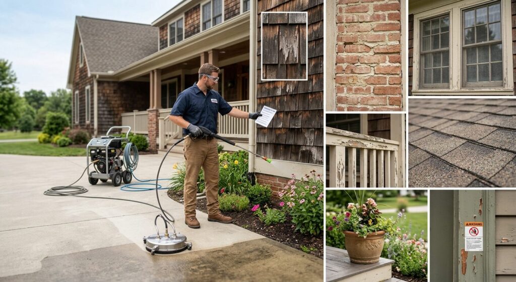Surfaces That Should Not Be Pressure Washed