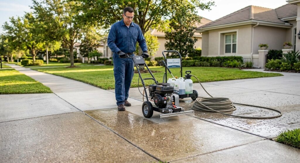 How to Keep Your Sidewalks Clean Longer