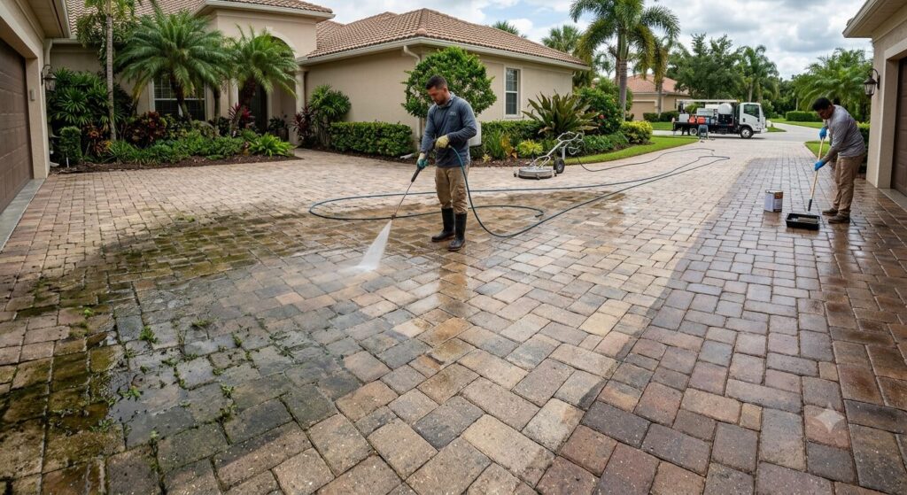 How Often Should Pavers Be Cleaned and Sealed?