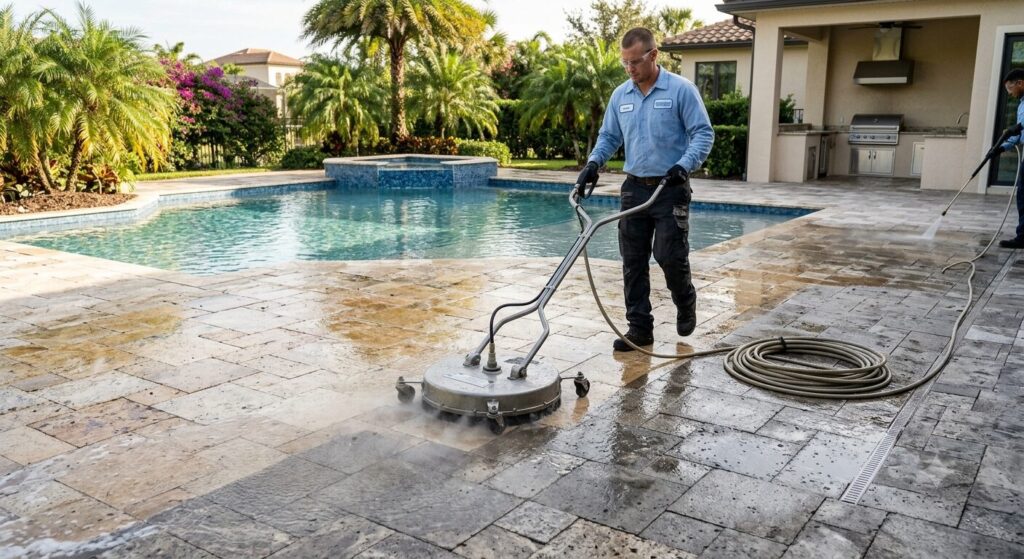 The Best Way to Clean Pool Decks Without Making Them Slippery