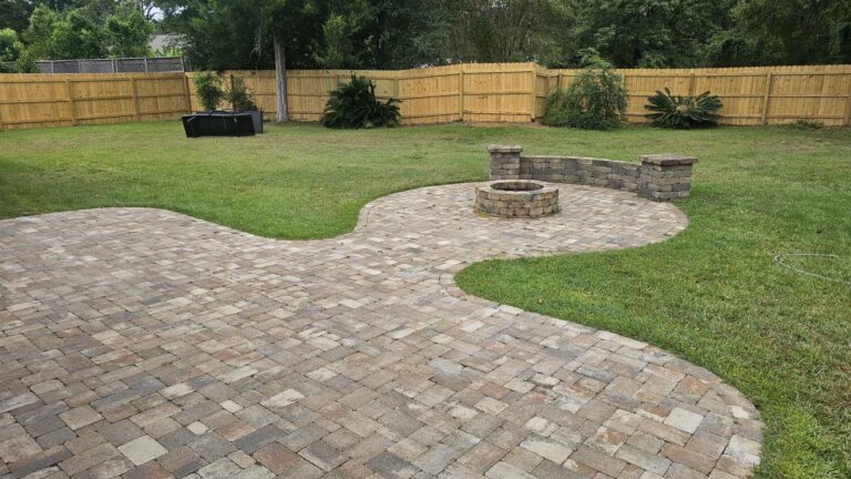 Bradfordville Pressure Washing Services 1 Clean paver patio and fire pit after pressure washing in Bradfordville, Tallahassee, FL