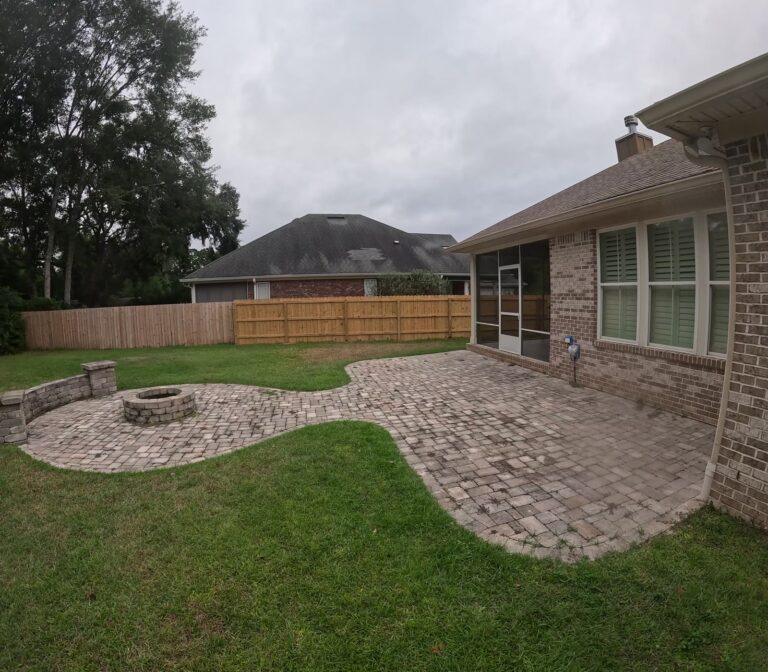Bradfordville Pressure Washing Services 4 Clean paver patio and fire pit after pressure washing in Bradfordville, Tallahassee, FL